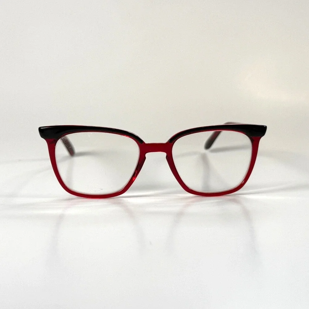 MODERN OPTICAL Welcome Eyeglasses Frame Only 49-19-140 Burgundy/Black Womens‎